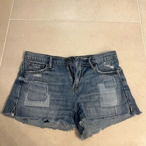 GAP Blue Jean Shorts Distressed Vintage Style